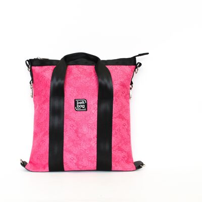 SMART MEDIUM candy pink backpack bag