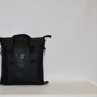 SMART MEDIUM black backpack bag