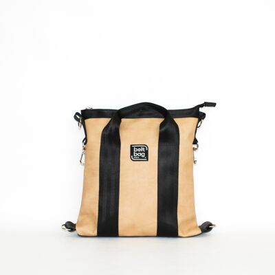 Beige SMART MINI backpack bag