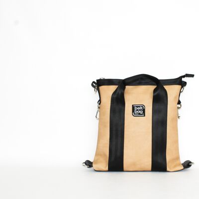 Beige SMART MINI backpack bag