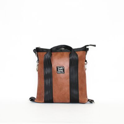 Brown SMART MINI backpack bag