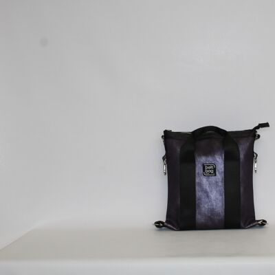 SMART MINI purple mottled gold backpack bag