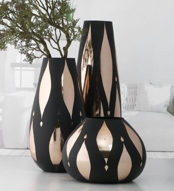 Vase en verre Farida - 18x18x50cm 2