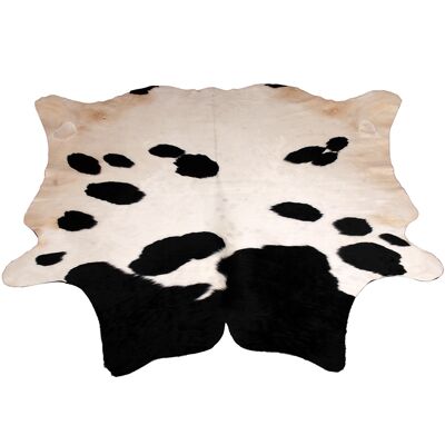 Cowhide Rug Cowhide Skin Natural Leather Black & White Area Rug Animal print-2380