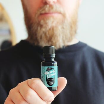 Beard Liquor Natural Vegan Beard Oil - Tea Tree, Wild Mint and Lime 5