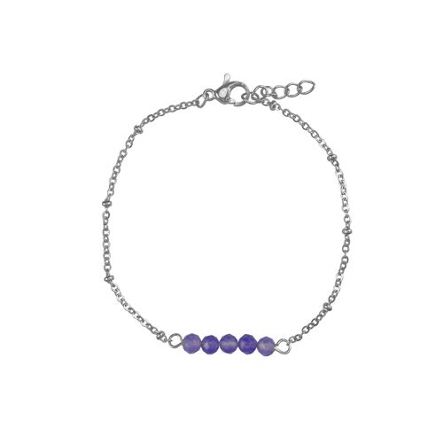 Bracelet Amethyst - Silver