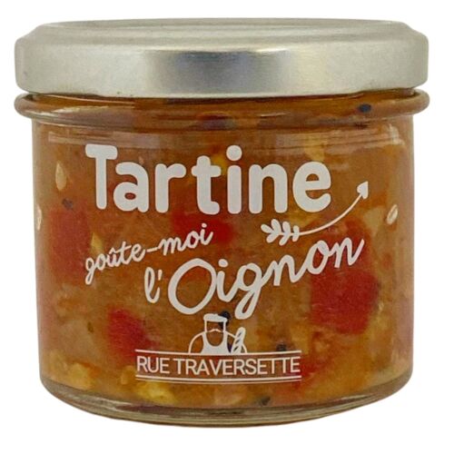 Goûte-moi l'Oignon│ Tartinable apéro végétarien ▸ Oignon, poivron et pistache