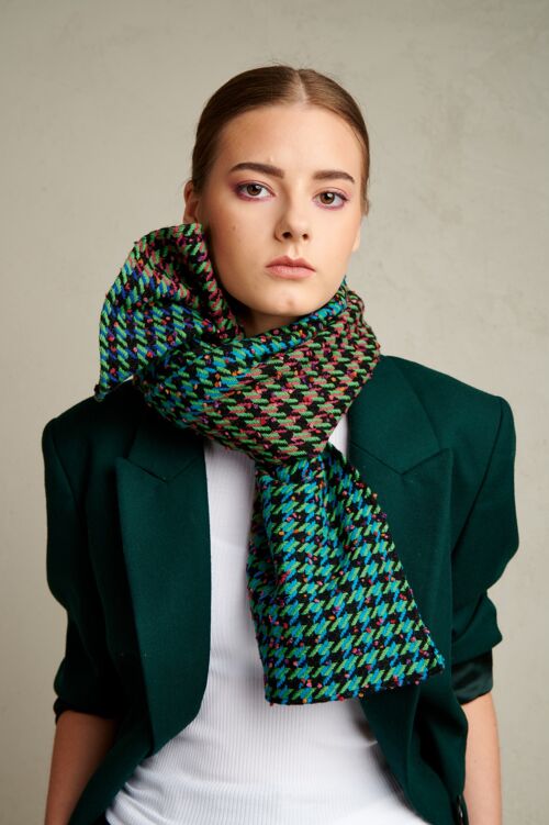 Savvy Rebel Mini 4 Scarf, 110x53cm || WOOL Scarf, Scarf for everyday, fall scarf, LIMITED EDITION