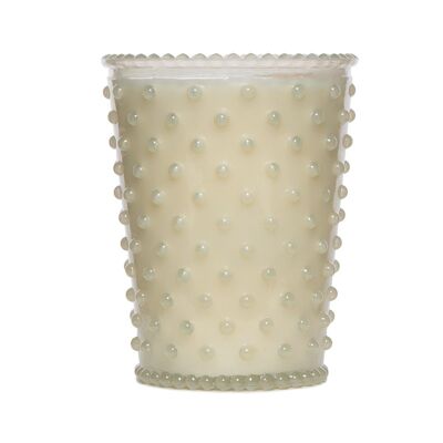 Simpatico Hobnail Glass Candle #90 Vanilla Santal