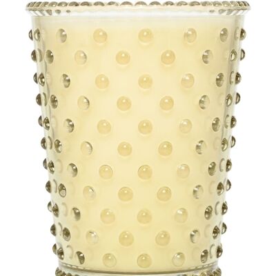 Simpatico Hobnail Glass Candle #90 Vanille Santal