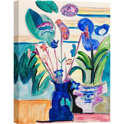 Impression sur toile : Ernst Ludwig Kirchner, Nature morte florale