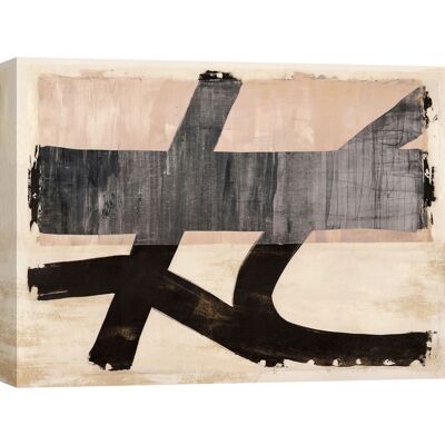 Pintura abstracta sobre lienzo: Haru Ikeda, The Dynamics of Joy