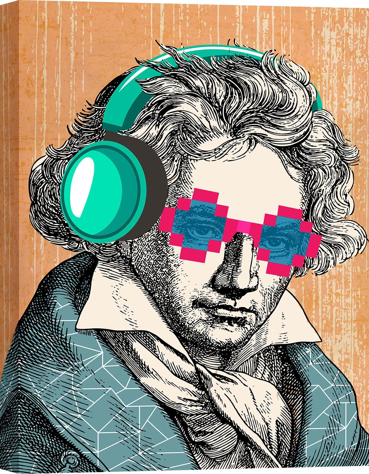 Quadro pop, stampa su tela: Matt Spencer, Ludwig