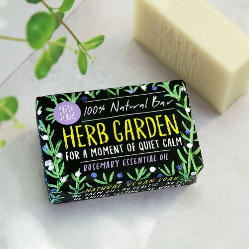 Herb Garden Rosemary Soap Bar 100% Natural and Vegan