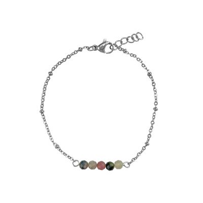 Bracciale Anguria Tormalina - Argento