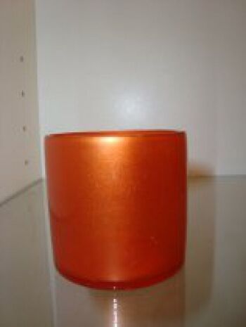 Mini verre orange brillant