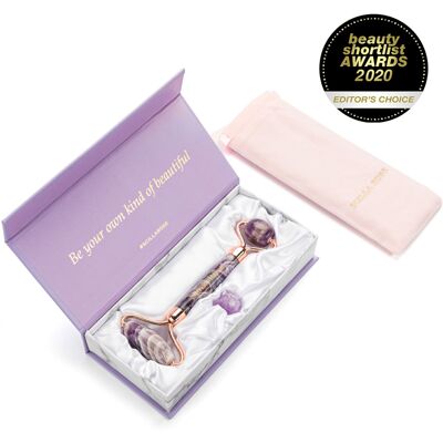 Scilla Rose-Amethyst Roller Anti-Ageing Facial Massage Tool