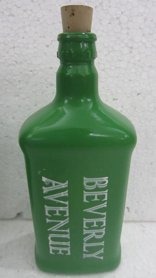 Glasflasche grün &#39;&#39;Beverly Avenue&#39;&#39;