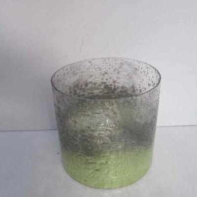 Zylinder 15x15 crincle grün