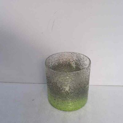 Zylinder 10x10 crincle grün