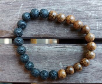 Bracelet Perles de Bois - 0277-1 2