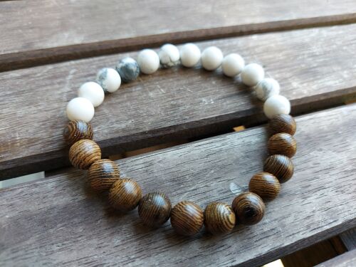 Bracelet Perles de Bois - 0277-2