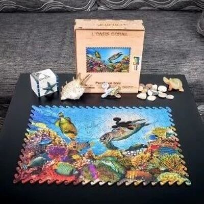 Puzzle Créatif-L'Oasis Corail