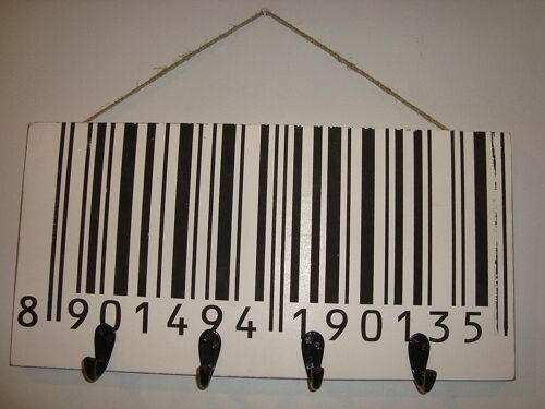 BARCODE 4 HAKEN AUFHÄNGER