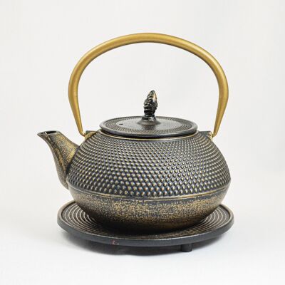 Arare caraffa in ferro 1.2l oro nero