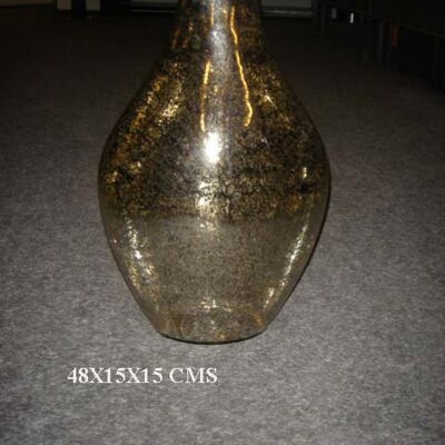 Vase oval ant-silber