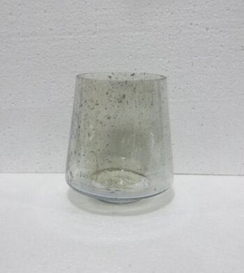 Vase pointu sol XL pierres claires