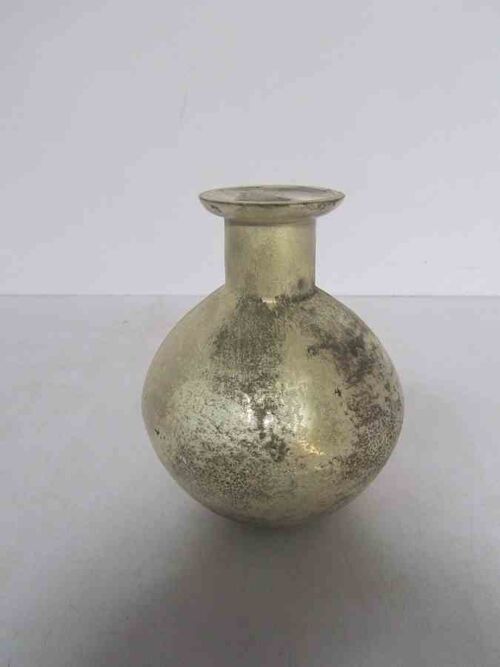 VASE RUND MINI SODA SILBER