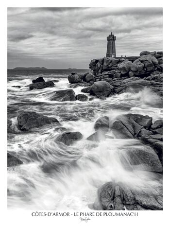 Affiche 30 x 40 cm - Le Phare de Ploumanac'h 2