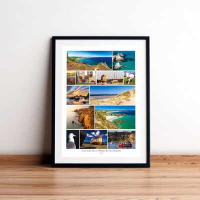 Poster 50 x 70 cm - Colors of the Crozon Peninsula