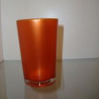 Glas glänzendes Orange