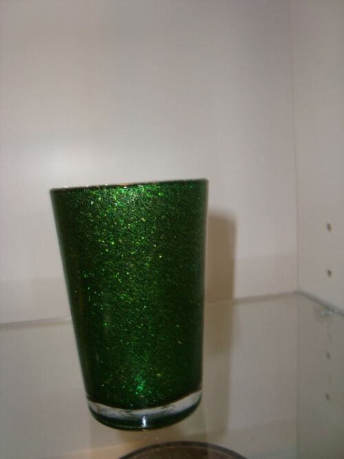 Glas leuchtendes Grün