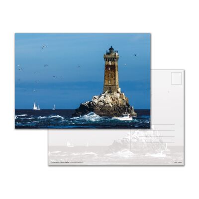 A5 Postkarte - Der alte Leuchtturm, Finistère
