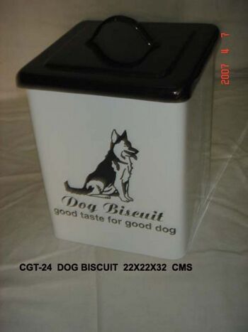 Boîte de biscuits pour chien