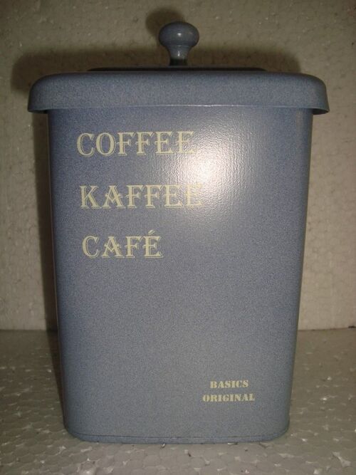 Kaffeedose blau