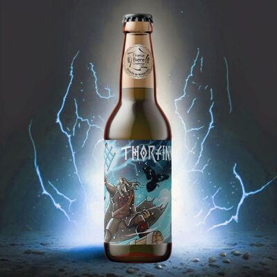 ORGANIC double IPA beer ⚡ thorfinn 33cl