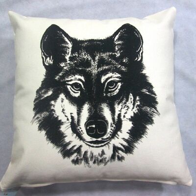 Kissen 45x45 weißer Hund