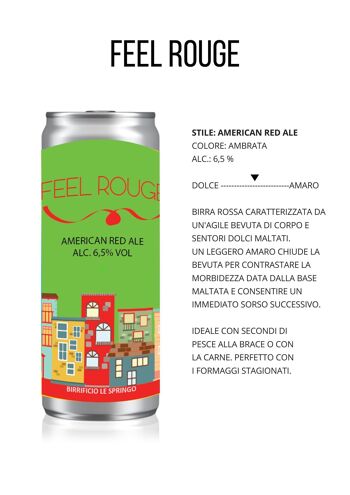 FEEL ROUGE - Ale rouge américaine 2