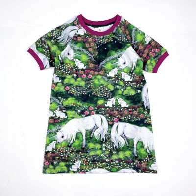 Organic Bunny & Unicorn Dress