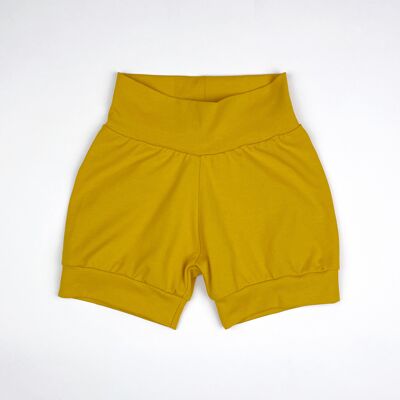 Organic Shorts - Mustard 2