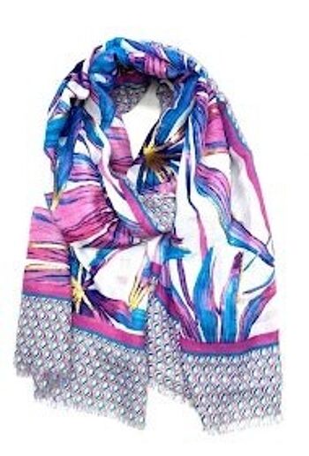 foulard fin xt-17 rose 1