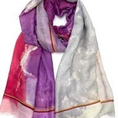 foulard fin XT-20 rose