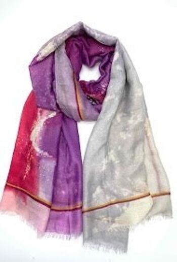 foulard fin XT-20 rose 1