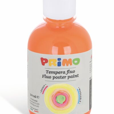 Vernice per manifesti FLUO pronta all'uso, flacone da 300 ml con tappo dosatore