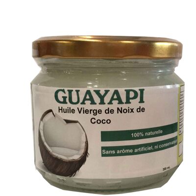 Huile de Coco bio (huile vierge) - Pot de 300 ml - Protéines Végétales