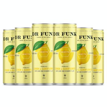 Dr Funk Eau pétillante au citron et à la fleur de sureau 5